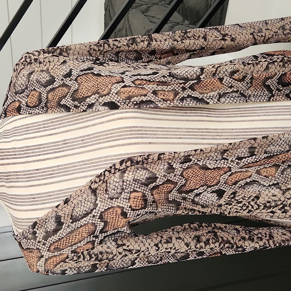 Windsor Snake Print Duster Cardigan - Picture 2 of 8